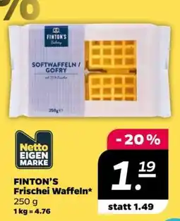 NETTO FINTON’S Frischei-Waffeln Angebot