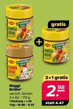 NETTO Maggi Brühe Angebot