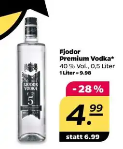 NETTO Fjodor Premium Vodka Angebot