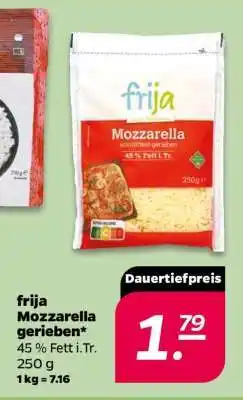 NETTO frija Mozzarella gerieben Angebot