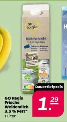 NETTO GO Regio Frische Weidemilch 3,5 % Fett Angebot