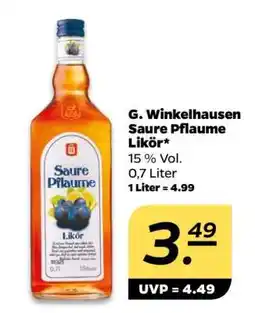 NETTO G. Winkelhausen Saure Pflaume Likör Angebot