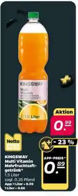 NETTO KINGSWAY Multi Vitamin Mehrfruchtsaftgetränk Angebot
