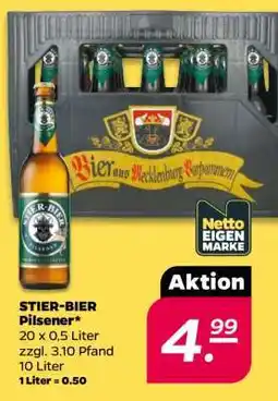 NETTO STIER - BIER Pilsener Angebot