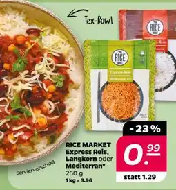 NETTO RICE MARKET Express Reis, Langkorn oder Mediterran Angebot
