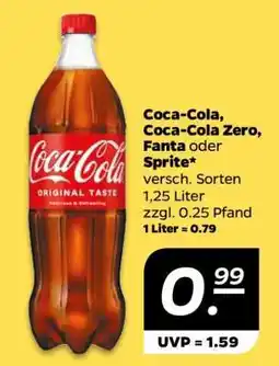 NETTO Coca-Cola, Coca-Cola Zero, Fanta oder Sprite Angebot