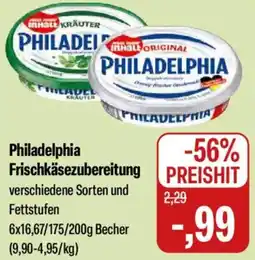 Feneberg Philadelphia Frischkäsezubereitung Angebot