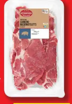 Lidl Metzgerfrisch Schweine Nackenkoteletts Angebot