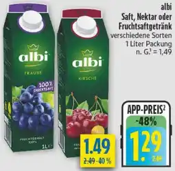 diska albi Saft, Nektar oder Fruchtsaftgetränk Angebot