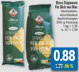 diska Riesa Teigwaren Für Dich von Hier Angebot