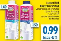 diska Sachsen Milch Unsere Frische Milch Angebot
