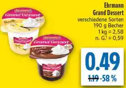 diska Ehrmann Grand Dessert Angebot