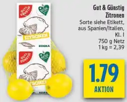 diska Gut & Günstig Zitronen Angebot