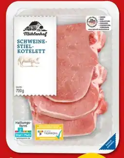 PENNY Mühlenhof Schweine-Stielkotelett Angebot