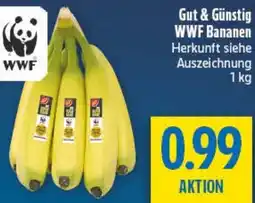 diska Gut & Günstig WWF Bananen Angebot