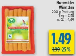diska Eberswalder Würstchen Angebot