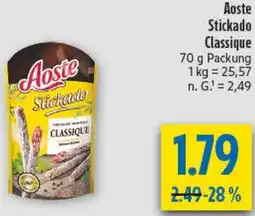 diska Aoste Stickado Classique Angebot