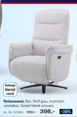 Möbel Inhofer Relaxsessel Angebot