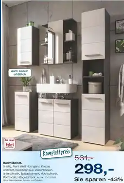Möbel Inhofer Badmöbelset Angebot