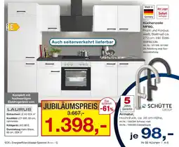 Möbel Inhofer Laurus küchenzeile mf80 Angebot