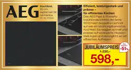 Möbel Inhofer Aeg kochfeld, 60 cm, saphirmatt se rahmenlos Angebot