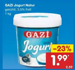 Netto Marken-Discount Gazi jogurt natur Angebot