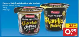 Netto Marken-Discount Ehrmann high protein pudding chocolate Angebot