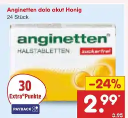 Netto Marken-Discount Anginetten dolo akut honig Angebot