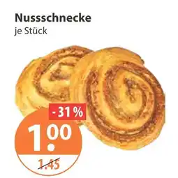 V Markt Nussschnecke Angebot