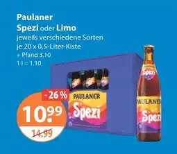 V Markt Paulaner spezi Angebot