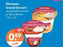 V Markt Ehrmann grand dessert vanille Angebot