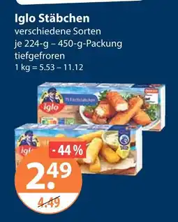 V Markt Iglo stäbchen Angebot