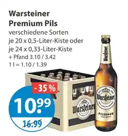 V Markt Warsteiner premium pils Angebot