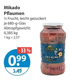 V Markt Mikado pflaumen Angebot