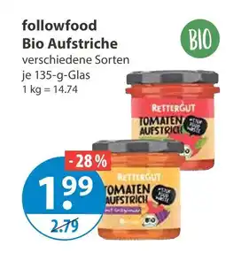 V Markt Followfood bio aufstriche Angebot