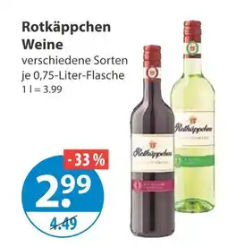 V Markt Rotkäppchen weine Angebot