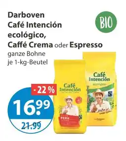 V Markt Darboven café intención ecológico, caffé crema Angebot