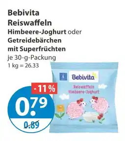 V Markt Bebivita reiswaffeln himbeere-joghurt Angebot