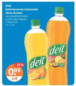 V Markt Deit kalorienarme limonade ohne zucker orange Angebot