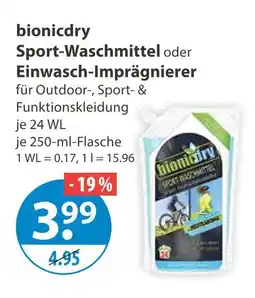 V Markt Bionicdry sport-waschmittel Angebot