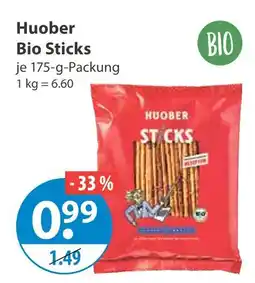 V Markt Huober bio sticks Angebot