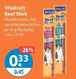V Markt Vitakraft beef stick Angebot