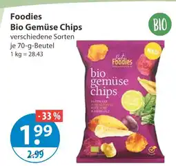 V Markt Foodies bio gemüse chips Angebot