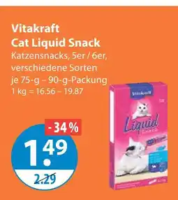 V Markt Vitakraft cat liquid snack Angebot