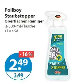 V Markt Poliboy staubstopper oberflächen reiniger Angebot