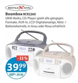 V Markt Reflexion boombox rcr2260 Angebot