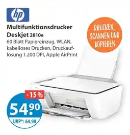 V Markt Hp multifunktionsdrucker deskjet 2810e Angebot