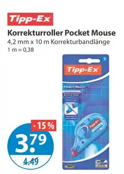 V Markt Tipp-ex korrekturroller pocket mouse Angebot