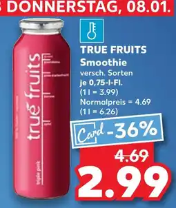 Kaufland True fruits smoothie Angebot
