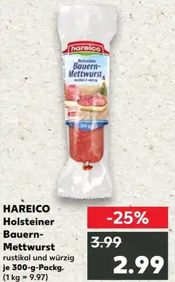 Kaufland Hareico holsteiner bauern-mettwurst Angebot